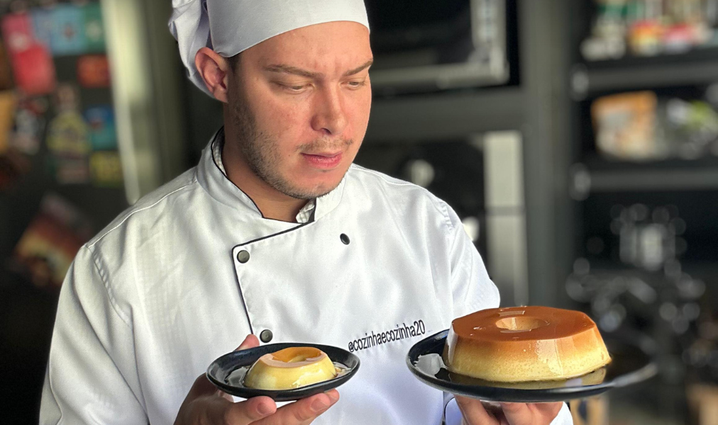 Elias Reis apresenta seus pudins artesanais em Campo Grande
