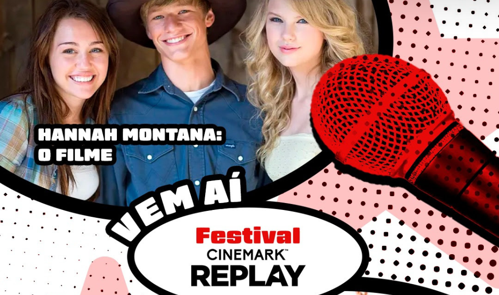 Cartaz promocional do Festival Cinemark Replay exibido pela Cinemark